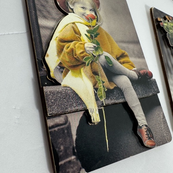 Kim Anderson magnets 3D x2 vintage photos - Picture 5 of 7